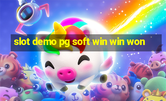 slot demo pg soft win win won