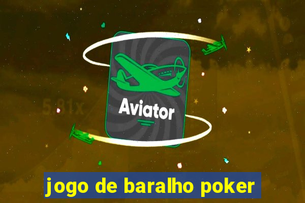 jogo de baralho poker