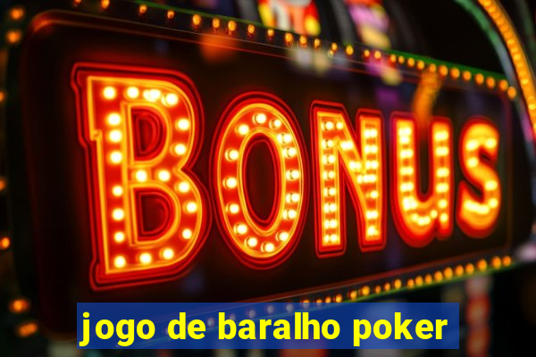 jogo de baralho poker