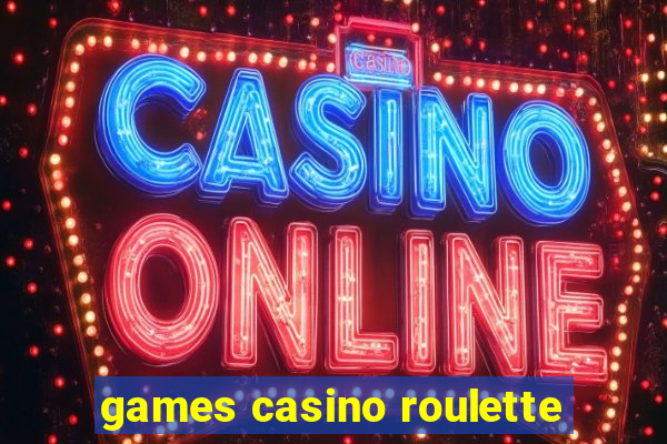 games casino roulette