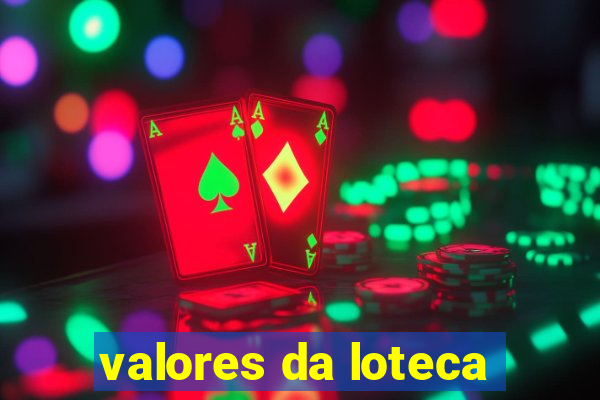 valores da loteca