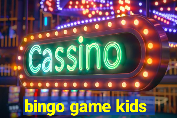 bingo game kids