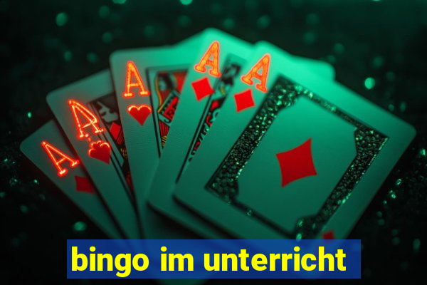 bingo im unterricht