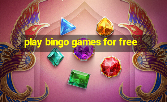 play bingo games for free