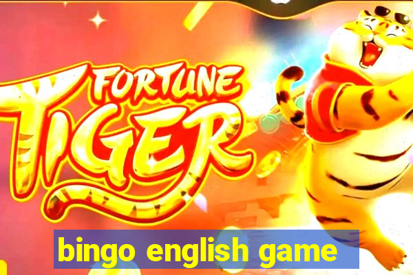 bingo english game