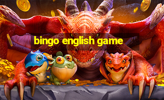 bingo english game