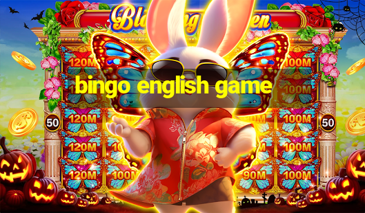 bingo english game