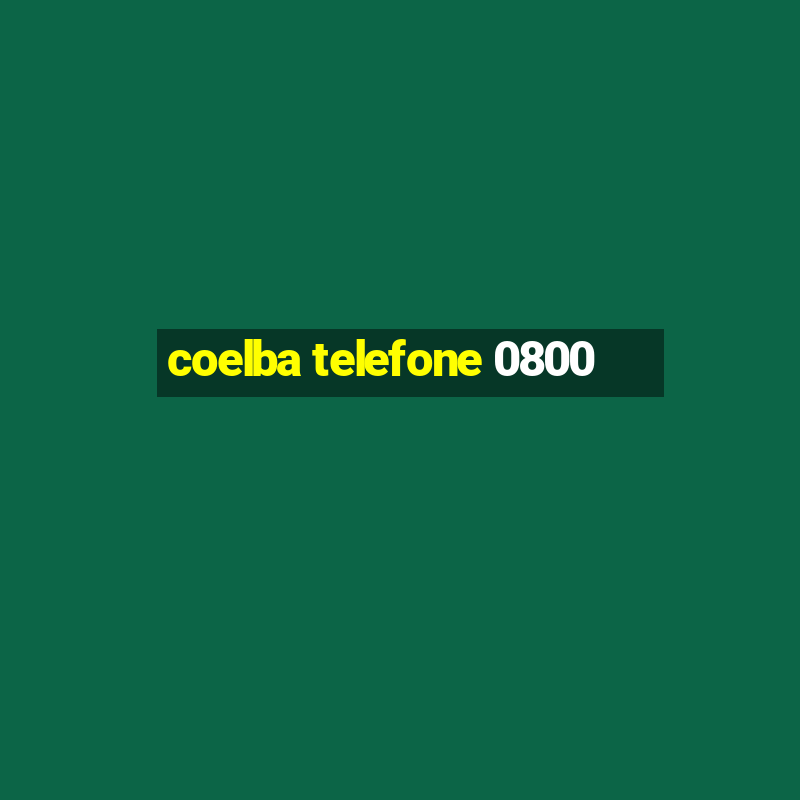 coelba telefone 0800