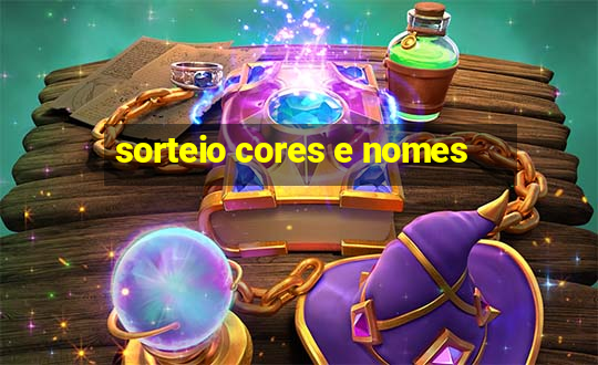 sorteio cores e nomes