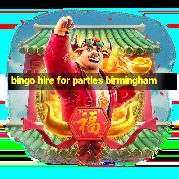 bingo hire for parties birmingham