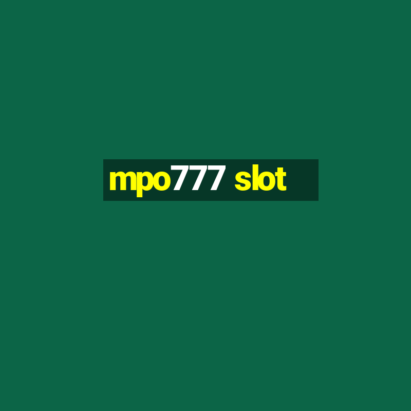 mpo777 slot