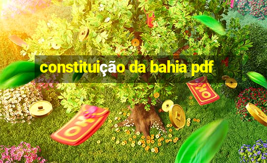 constituição da bahia pdf