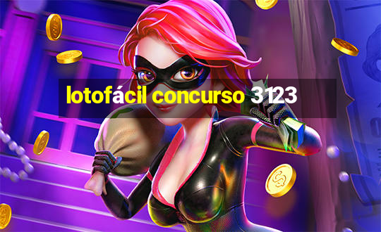 lotofácil concurso 3123