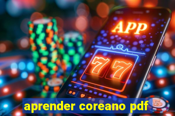 aprender coreano pdf