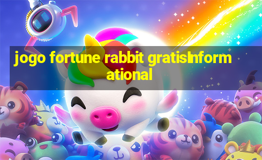 jogo fortune rabbit gratisInformational