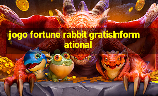 jogo fortune rabbit gratisInformational