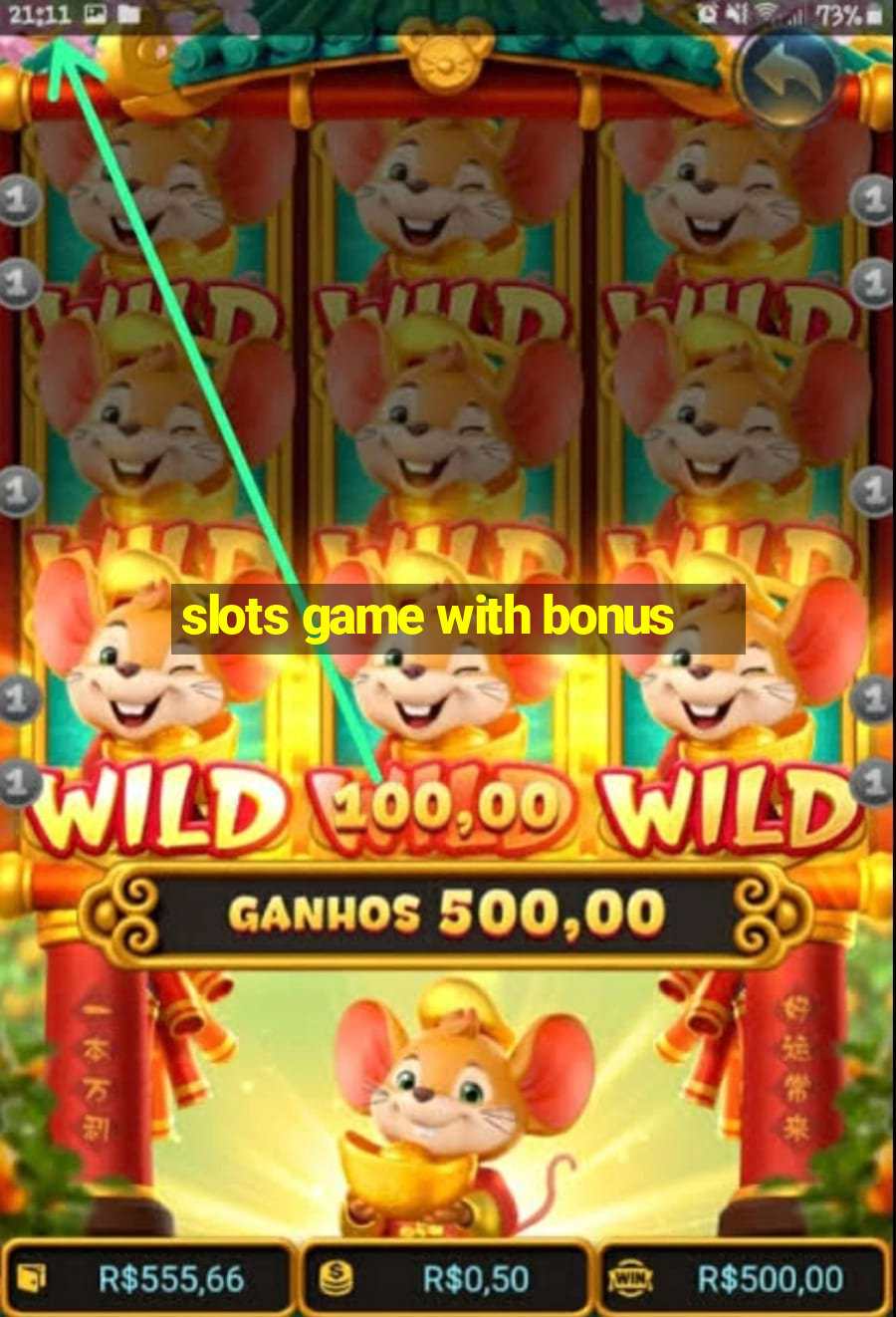 slots game with bonus