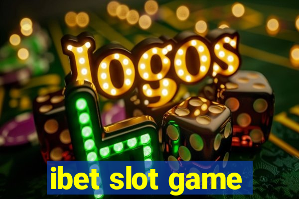 ibet slot game