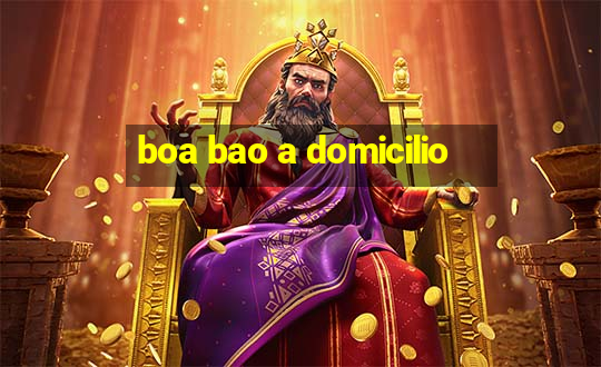 boa bao a domicilio