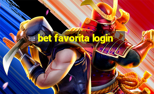 bet favorita login