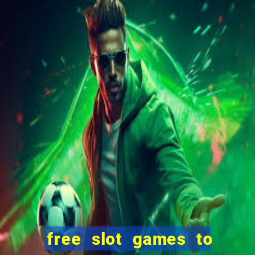 free slot games to win real money