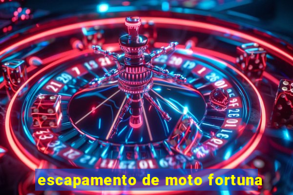 escapamento de moto fortuna