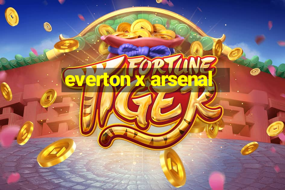 everton x arsenal