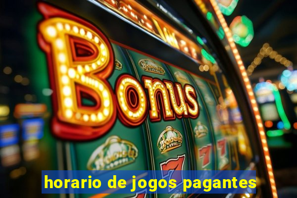 horario de jogos pagantes