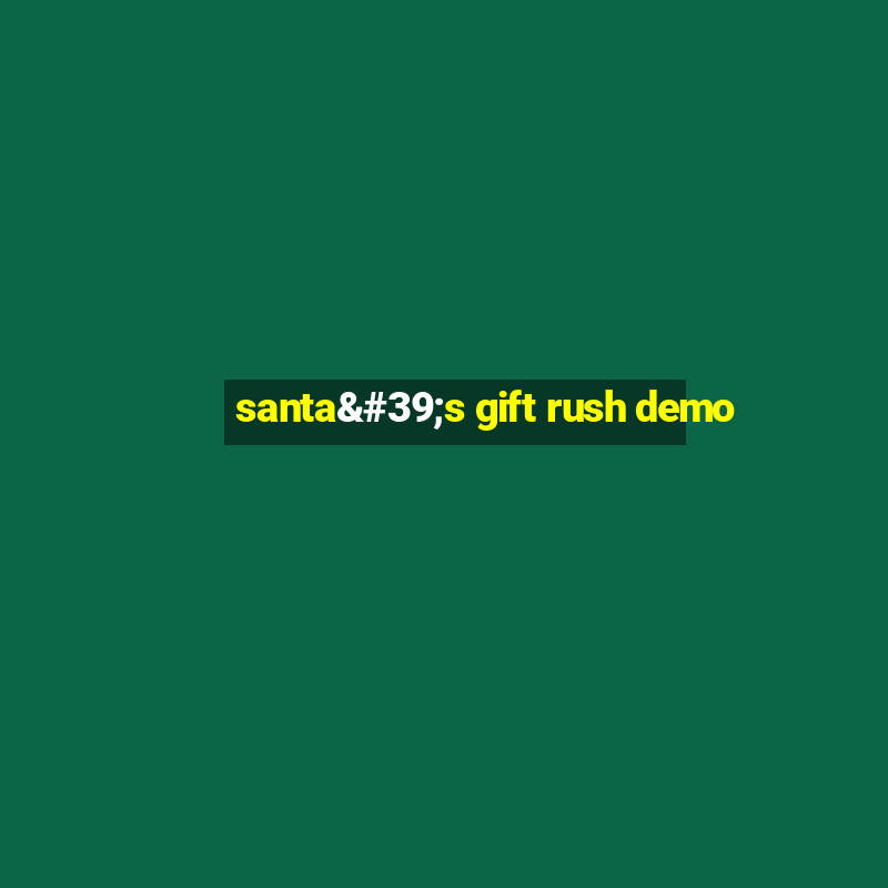 santa's gift rush demo