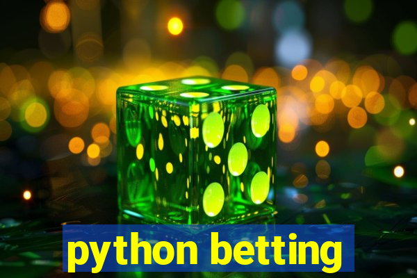 python betting