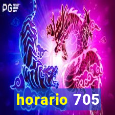 horario 705