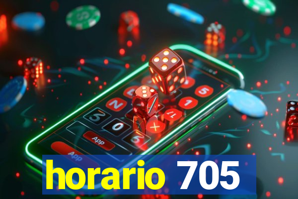 horario 705