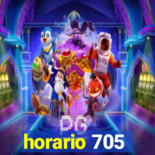 horario 705