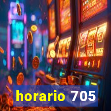 horario 705