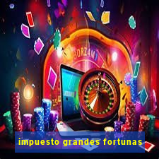 impuesto grandes fortunas