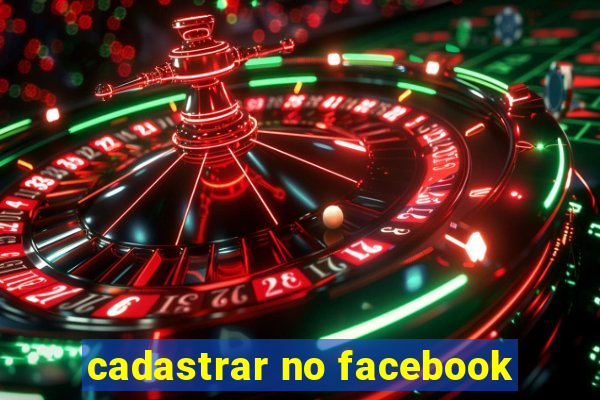 cadastrar no facebook