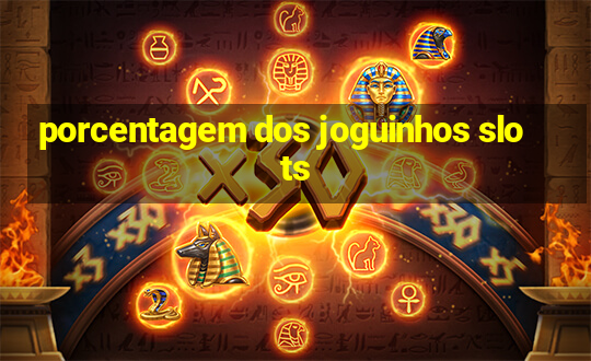 porcentagem dos joguinhos slots