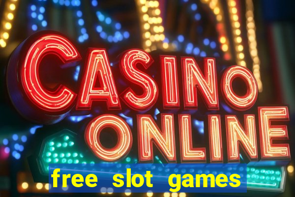 free slot games real money