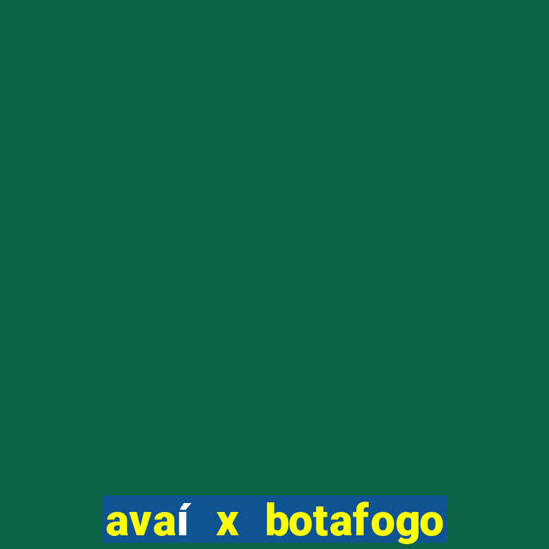 avaí x botafogo sp minuto a minuto