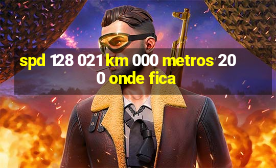 spd 128 021 km 000 metros 200 onde fica