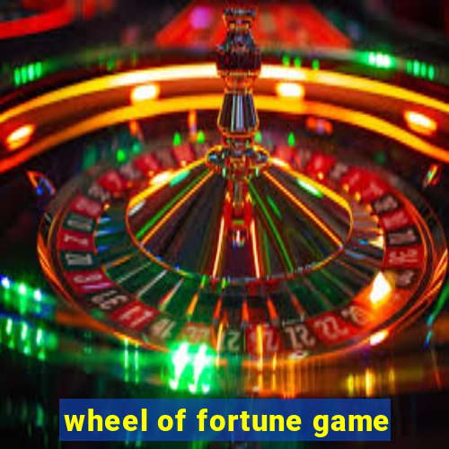 wheel of fortune game