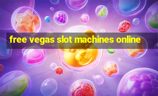 free vegas slot machines online