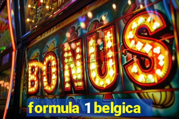 formula 1 belgica