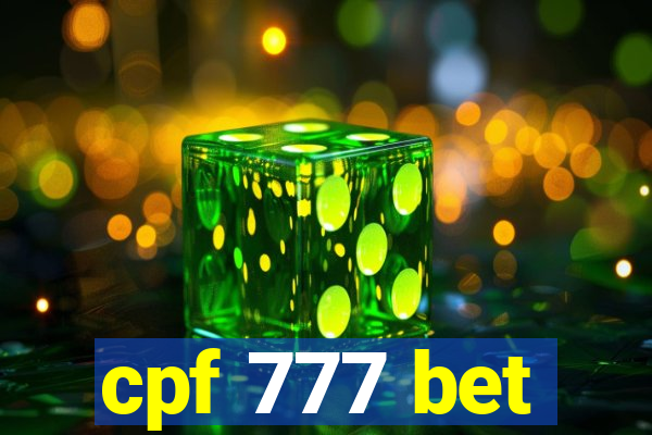 cpf 777 bet