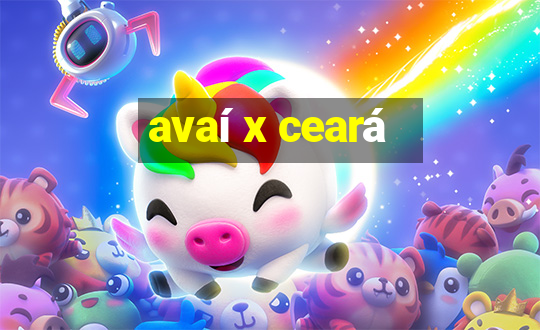 avaí x ceará