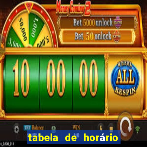 tabela de horário do fortune tiger