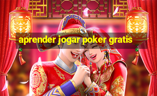 aprender jogar poker gratis