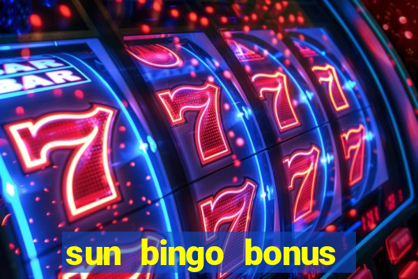 sun bingo bonus terms and conditions