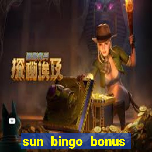 sun bingo bonus terms and conditions