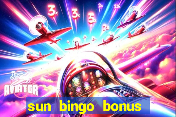 sun bingo bonus terms and conditions